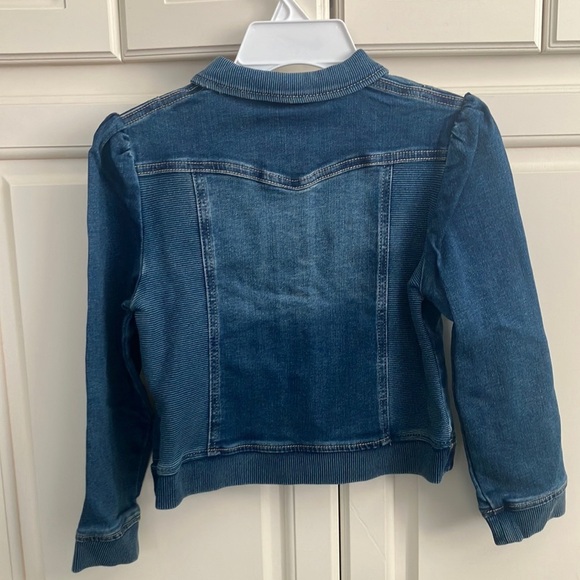 Girl’s Size 8 Finding Foxtale Blue Denim Snap Up Jacket NWT - Picture 2 of 5